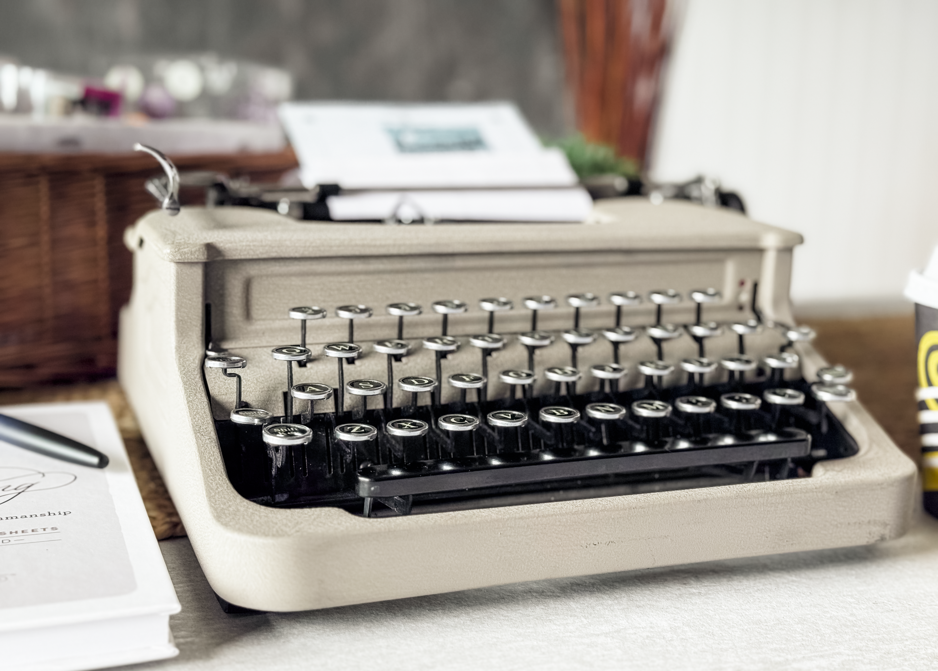 1935 Smith Corona Silent, Matte Beige