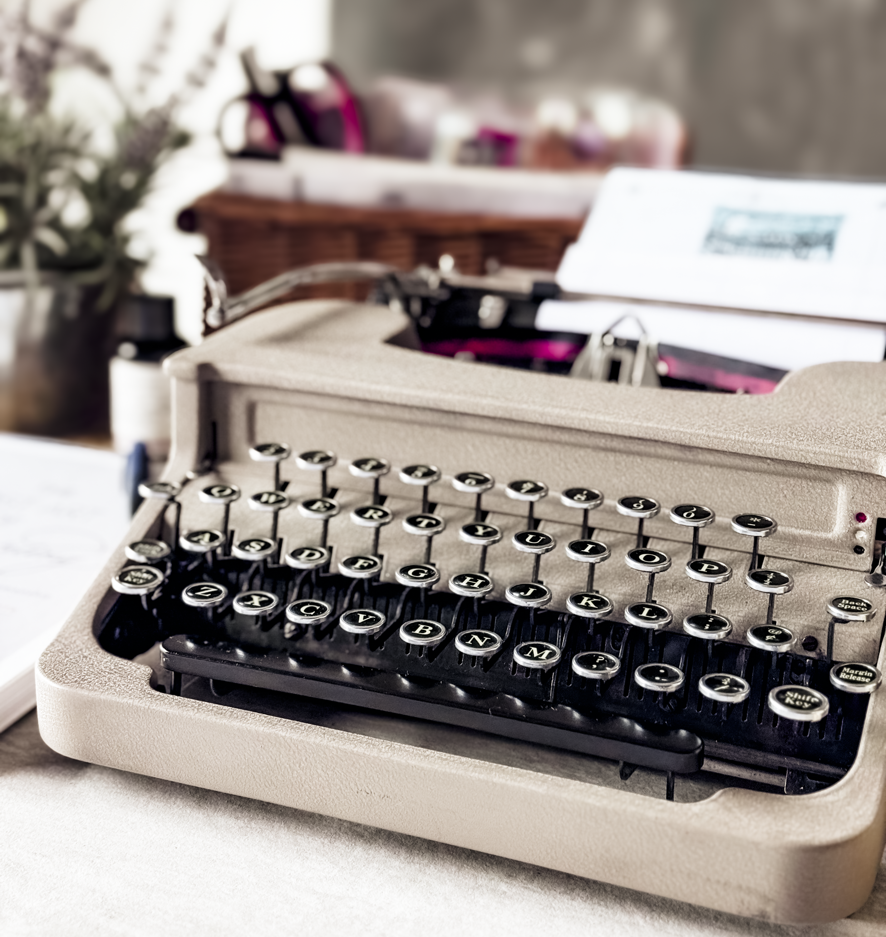 1935 Smith Corona Silent, Matte Beige