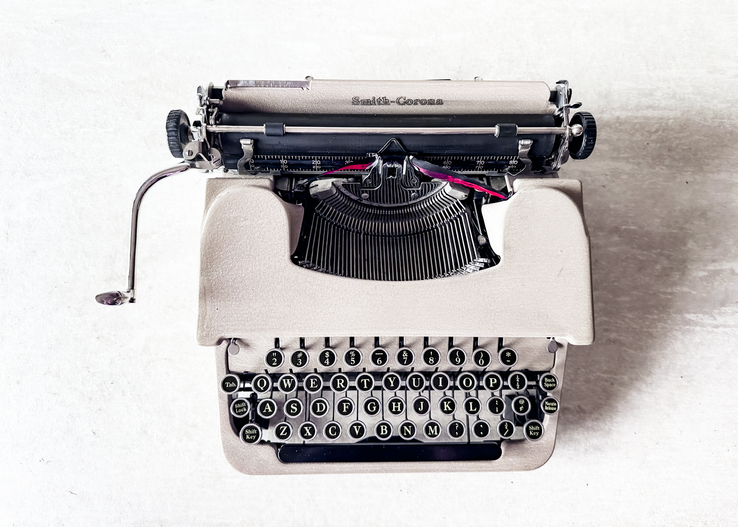 1935 Smith Corona Silent, Matte Beige