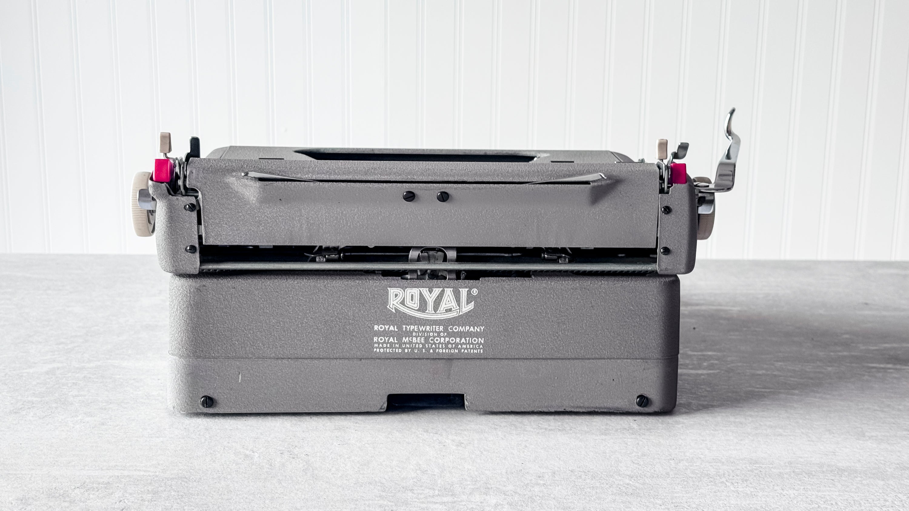 1957 Royal Quiet Deluxe, Blue-Grey