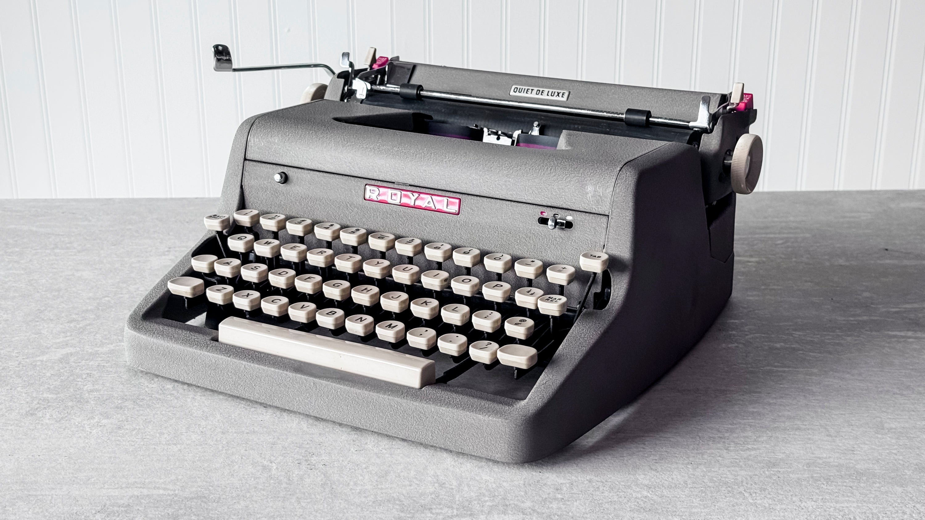 1957 Royal Quiet Deluxe, Blue-Grey