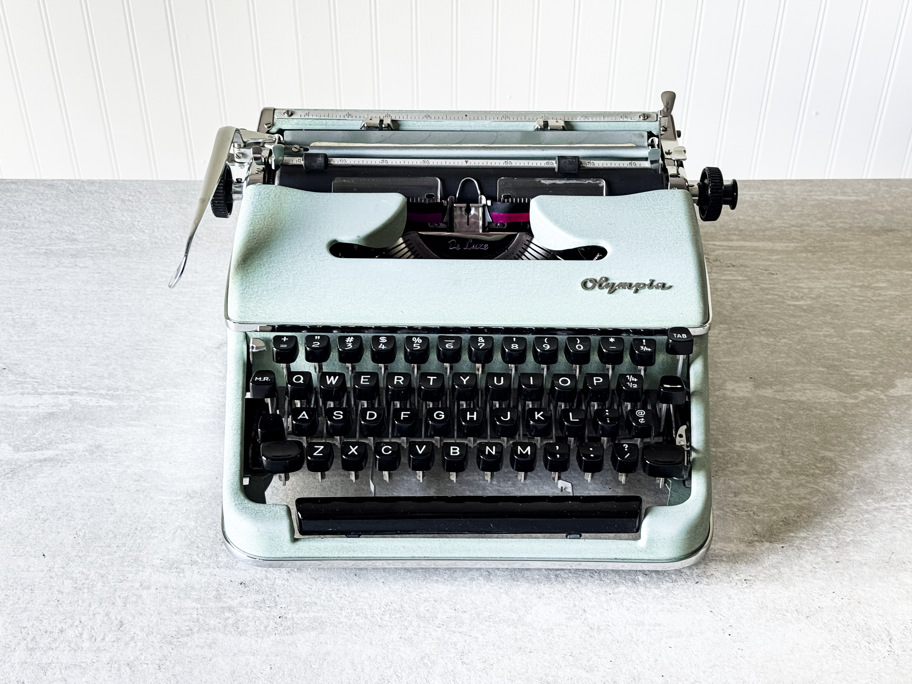 1959 Olympia SM4, Mint Green