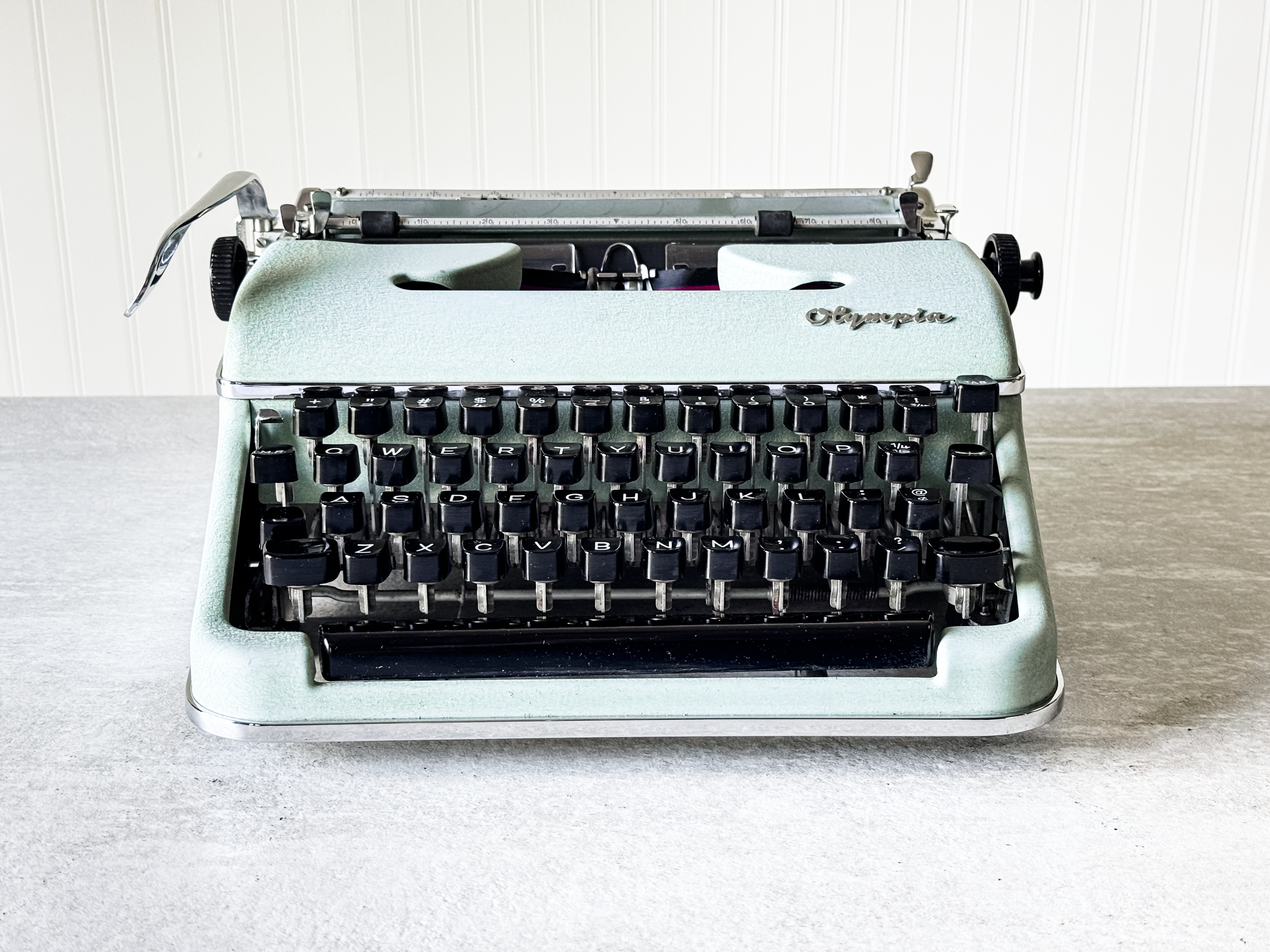 1959 Olympia SM4, Mint Green