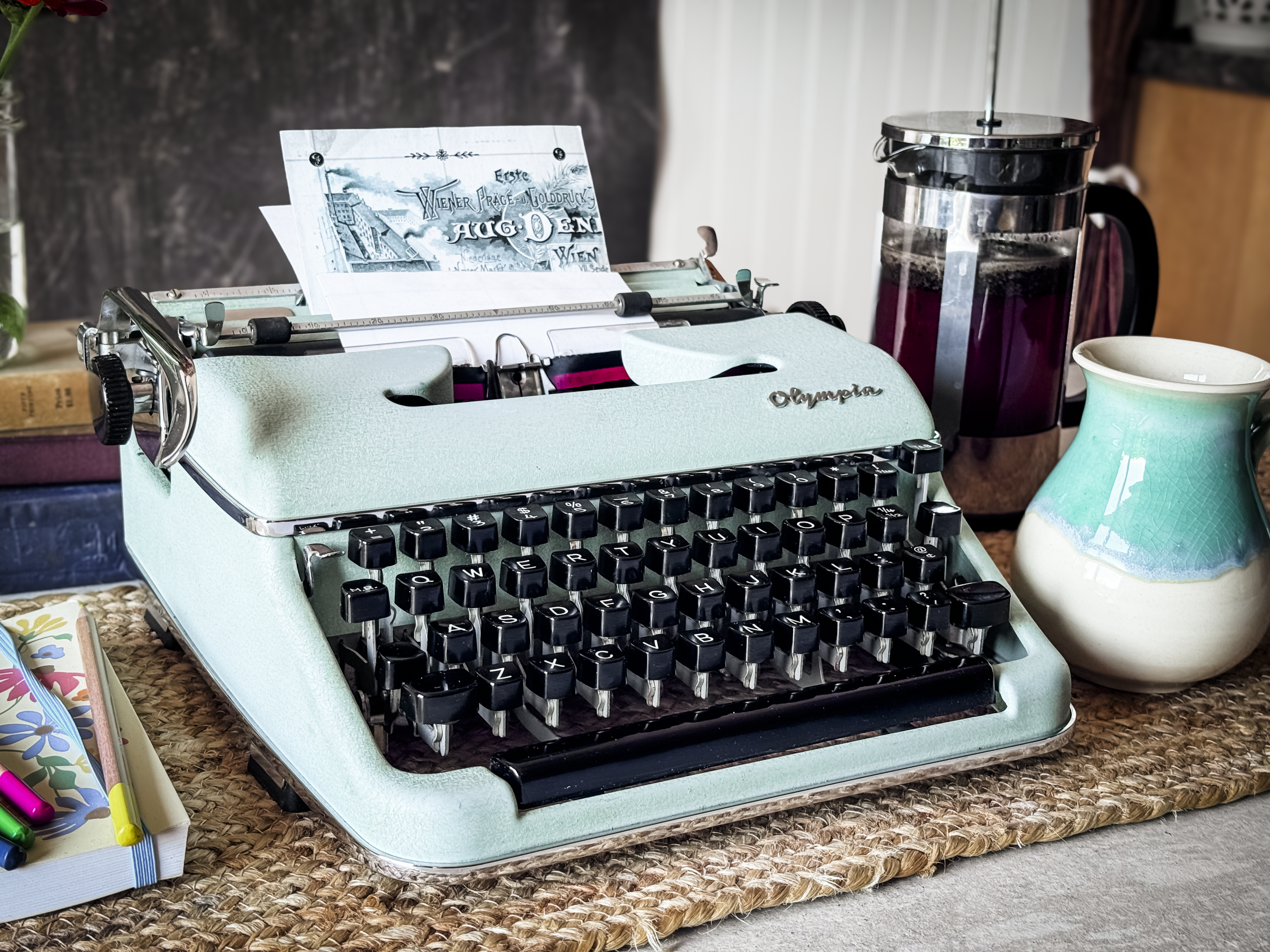 1959 Olympia SM4, Mint Green