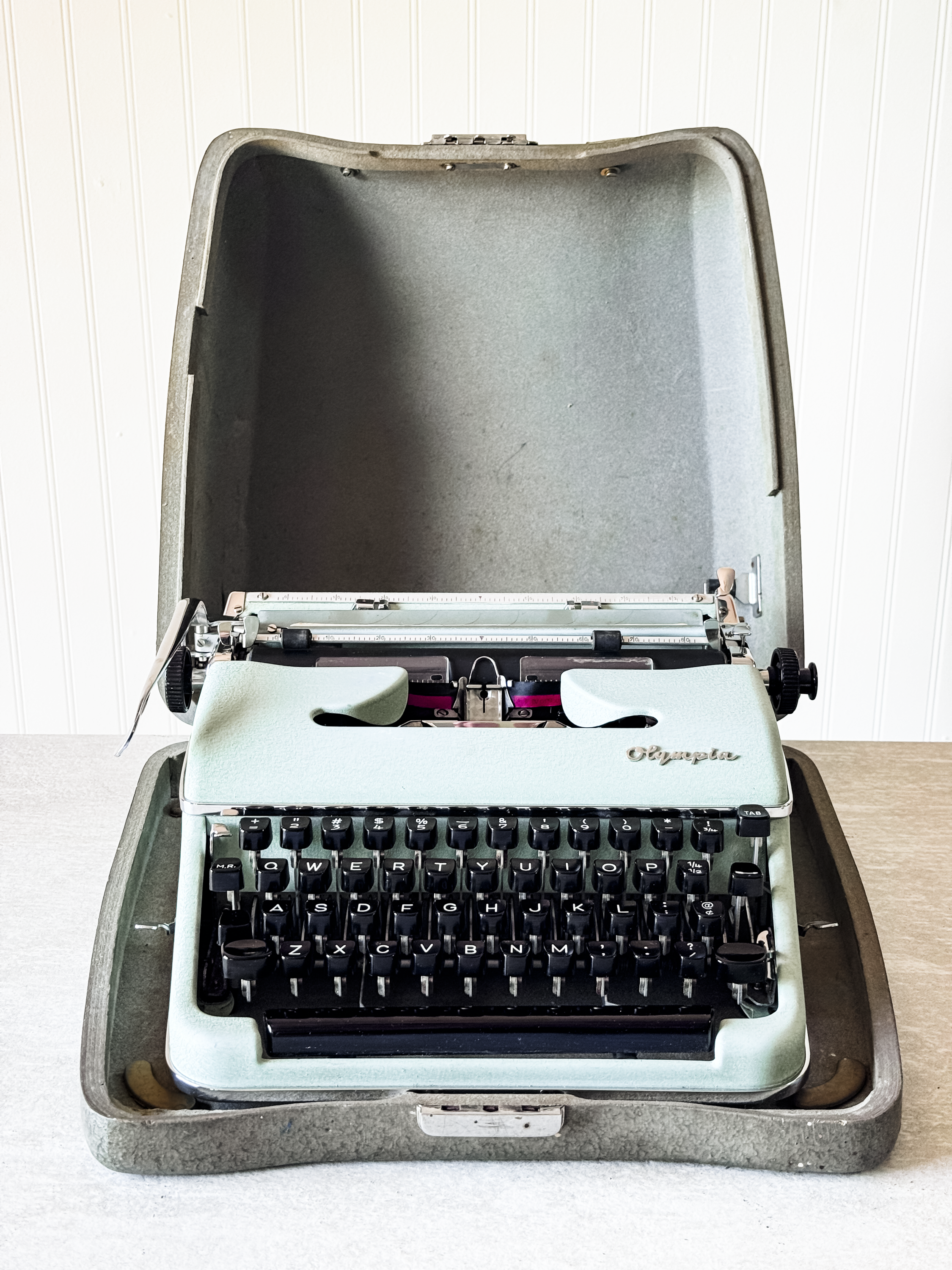 1959 Olympia SM4, Mint Green