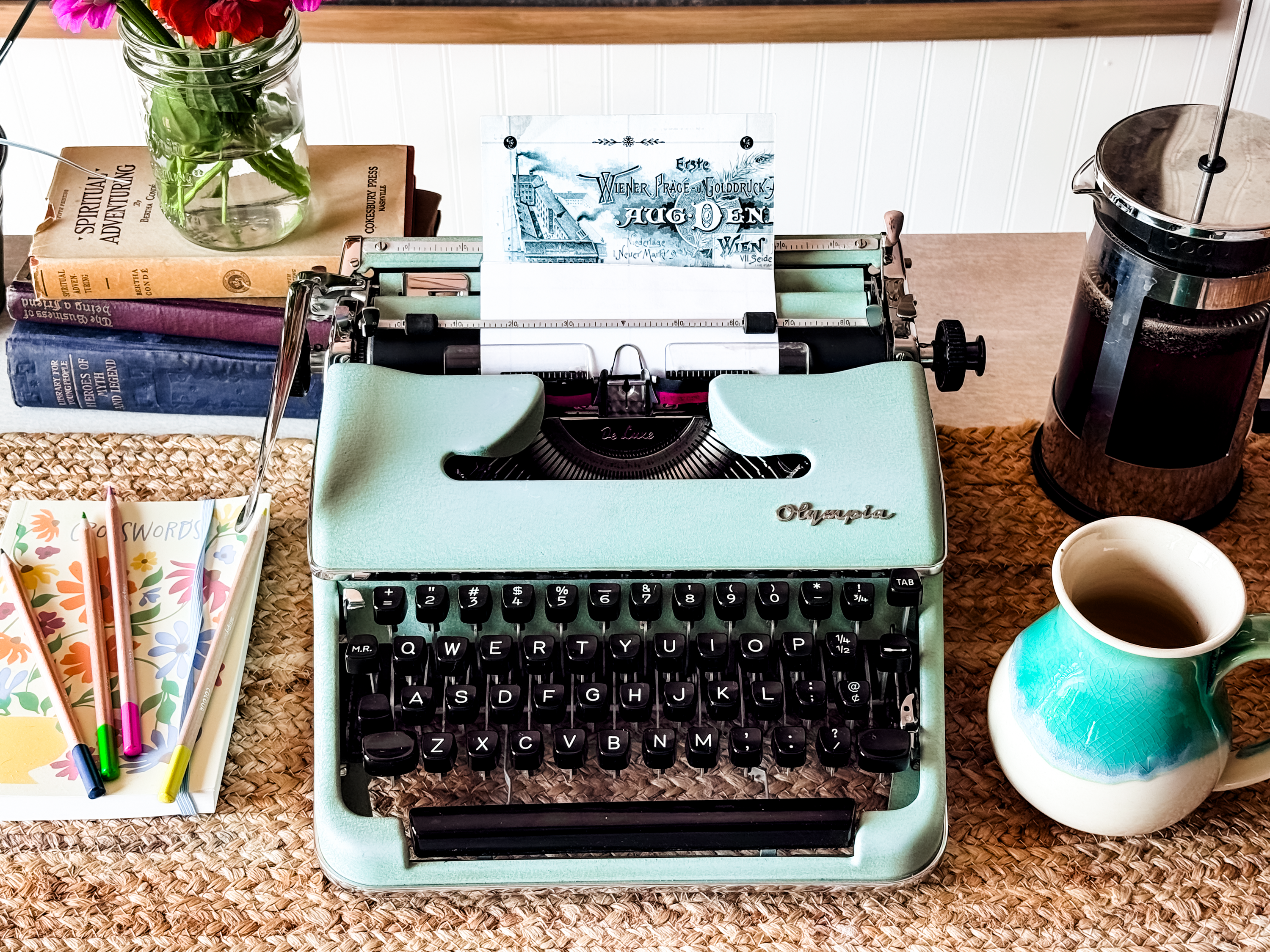 1959 Olympia SM4, Mint Green