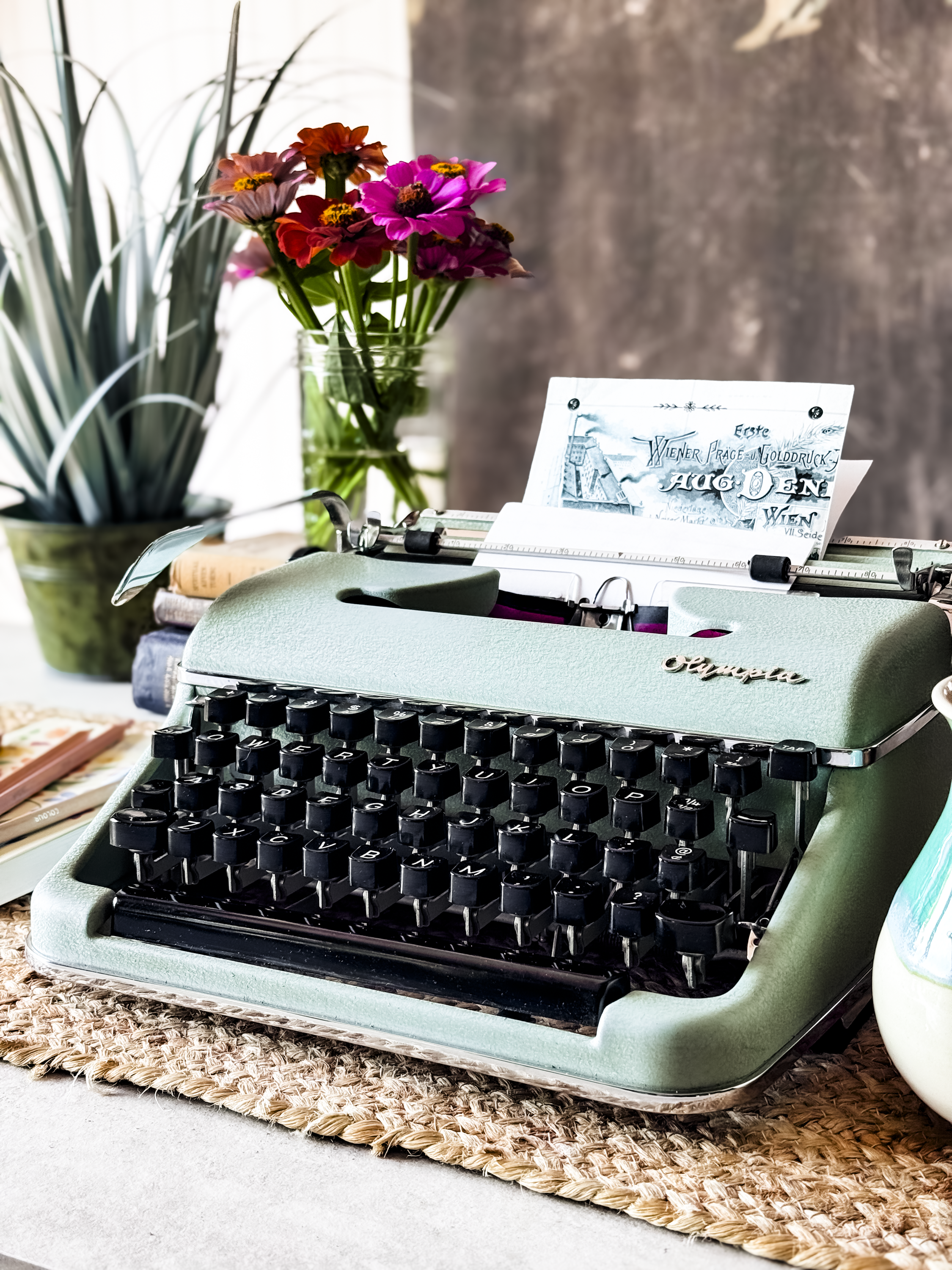 1959 Olympia SM4, Mint Green