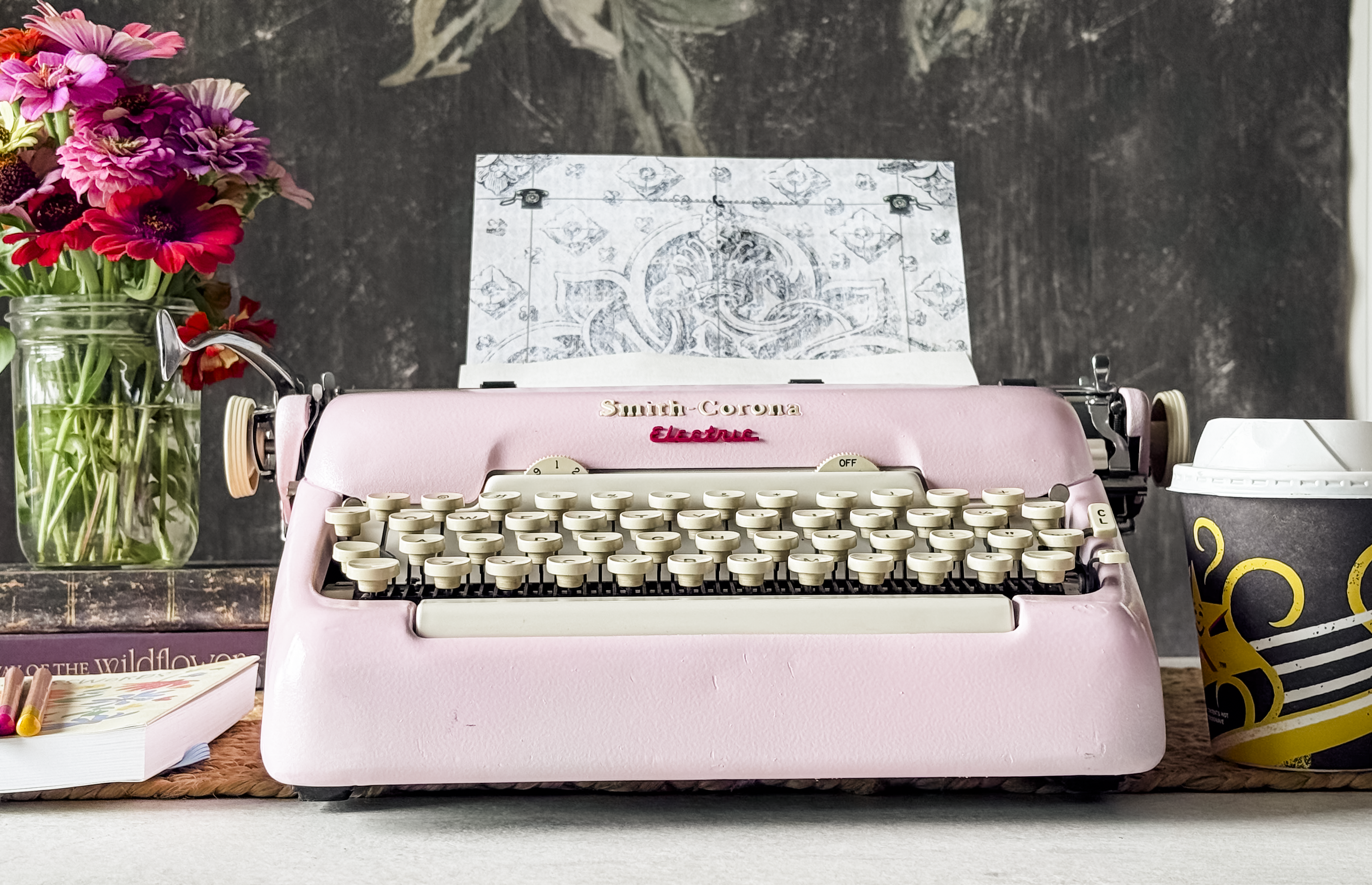 1960 Smith Corona Electra 12, Pink
