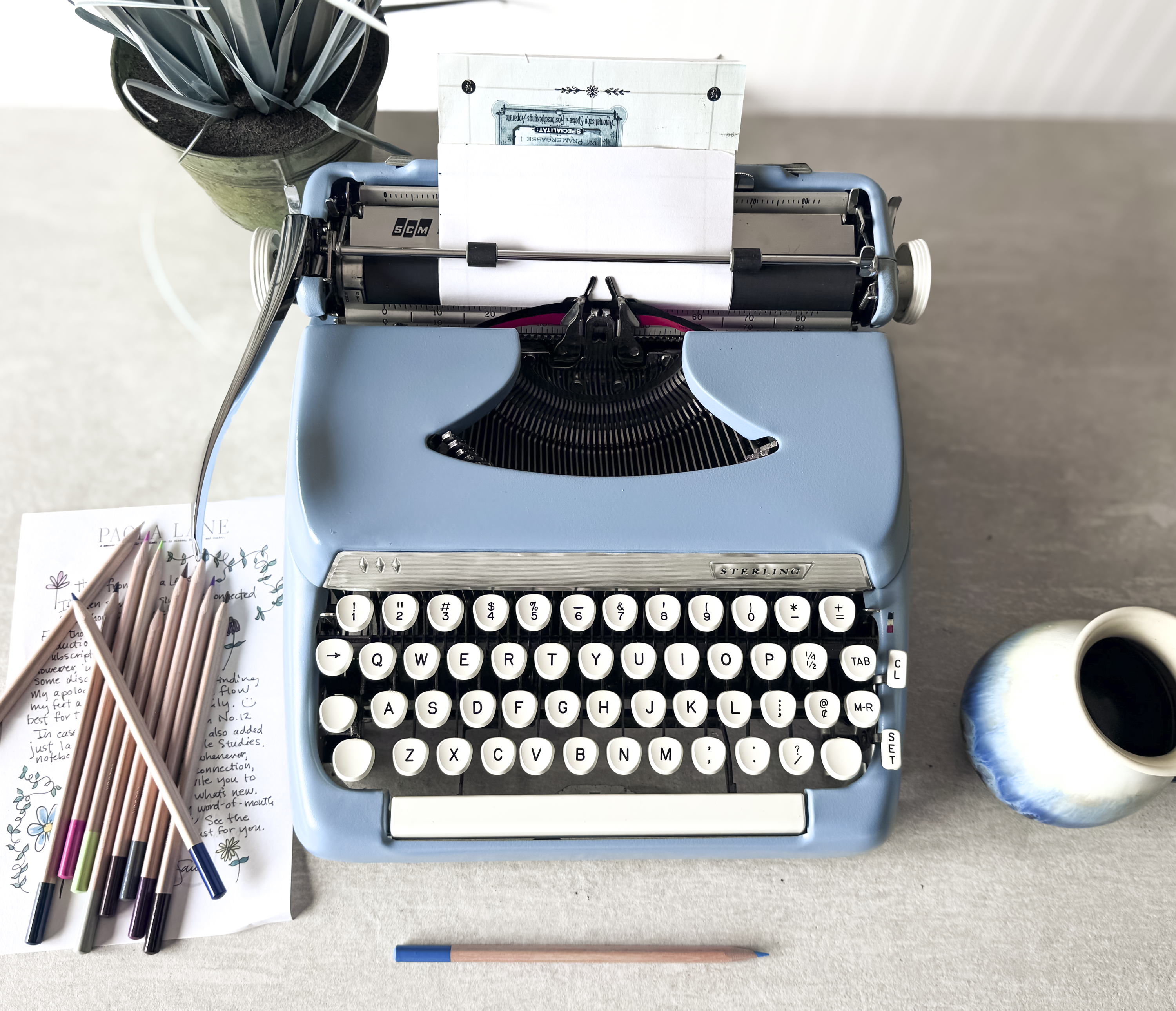 1966 Smith Corona Sterling 5AX (repainted)