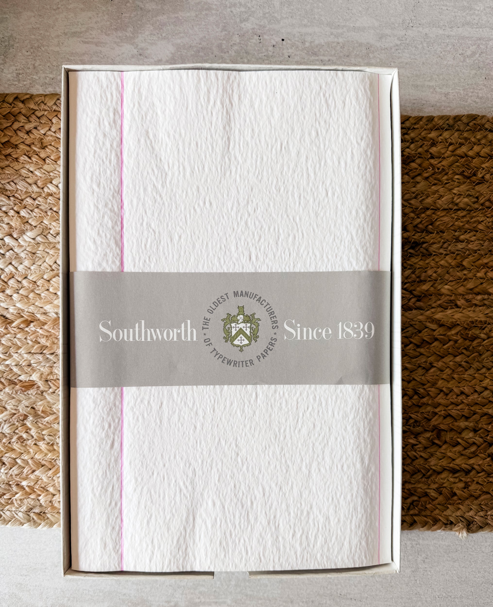 Southworth 9 lb. Onionskin Typewriter Paper, Ruled. Legal