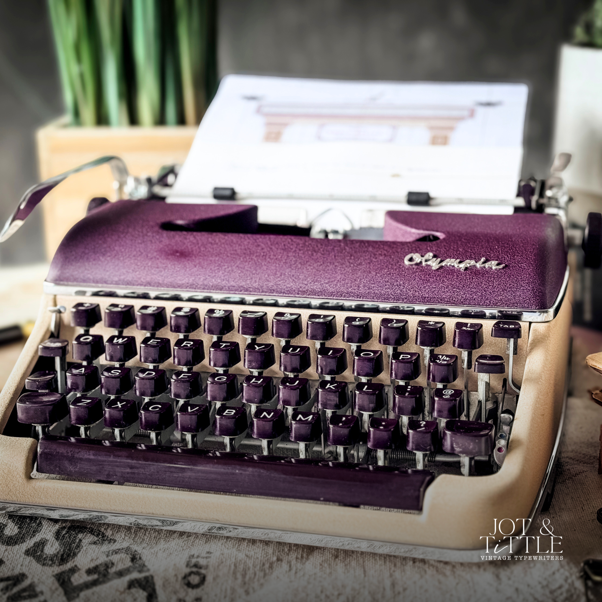 1956 Olympia SM3, Burgundy-Cream