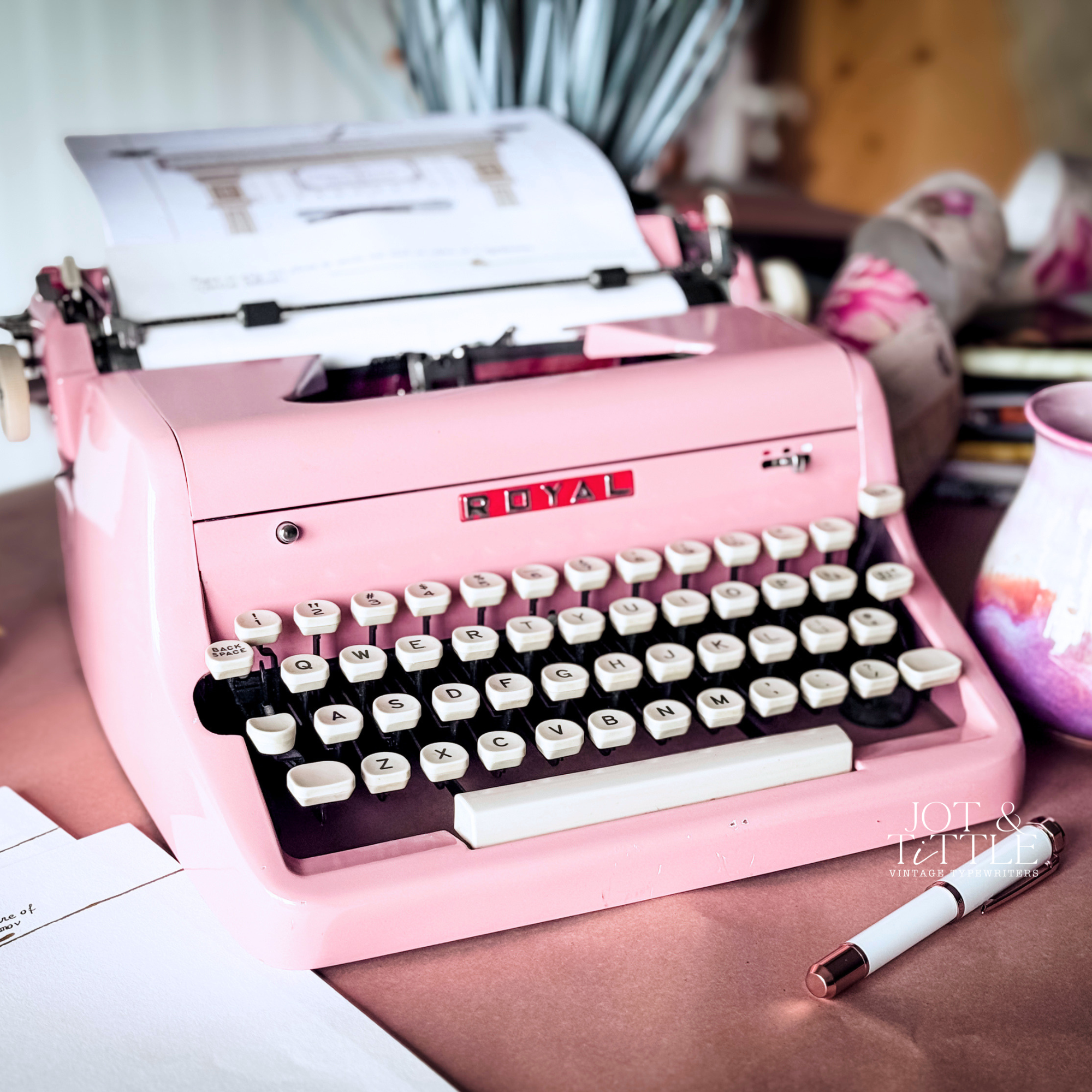 1957 Pink Royal Quiet Deluxe