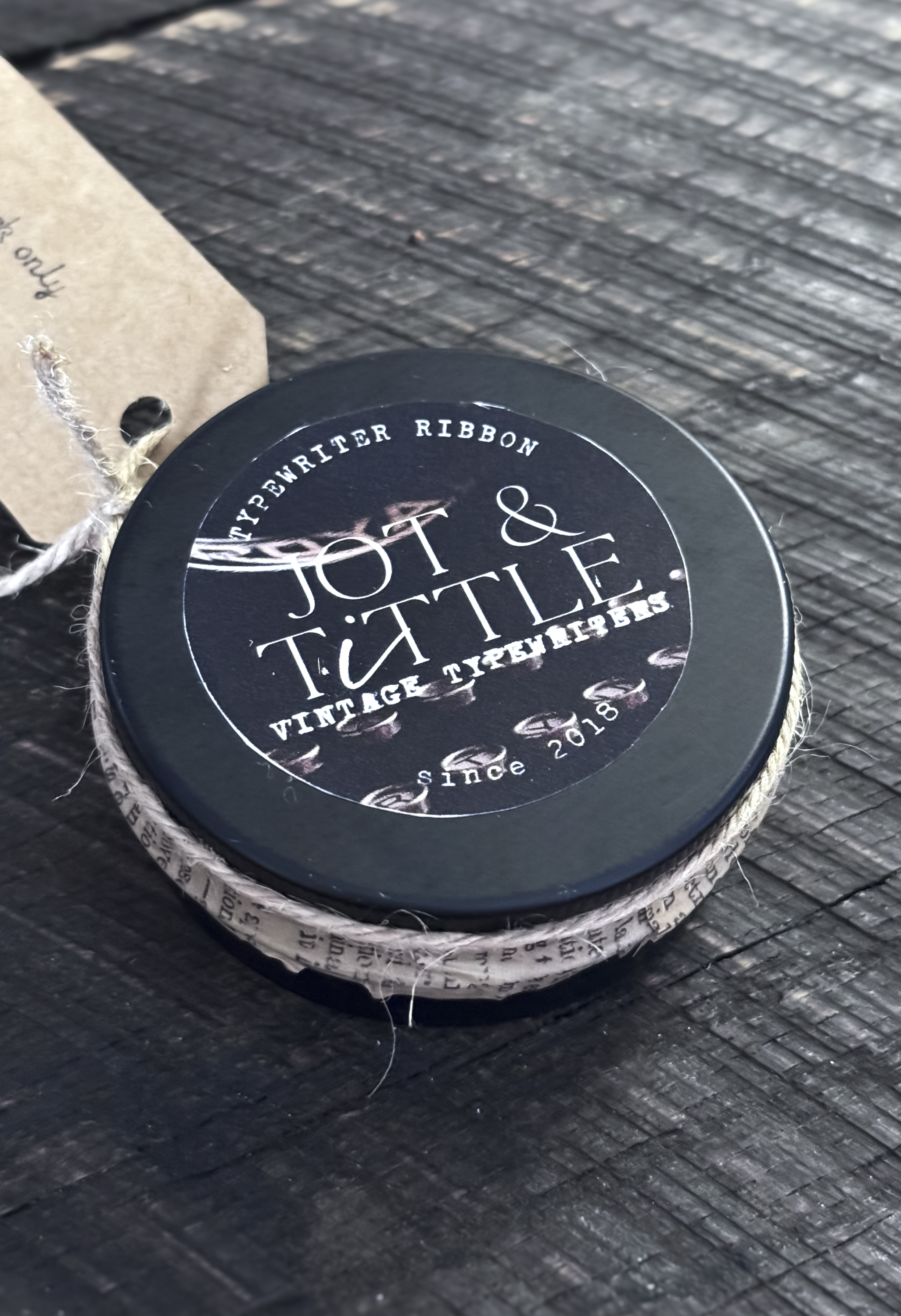 Universal Typewriter Ribbon in Tin